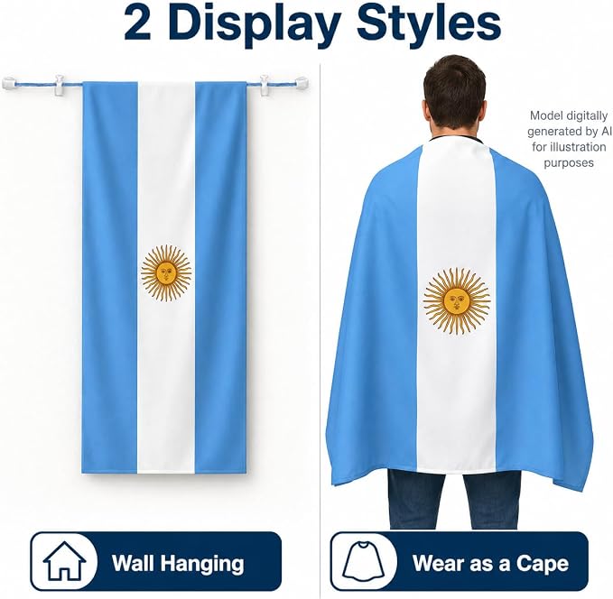 Flag Cape, Wearable Flag Costume, Be Suitable - Image 2