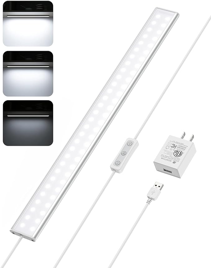 ASOKO Under Cabinet Light, Upgrade 16inch LED Closet Light by ASOKO
