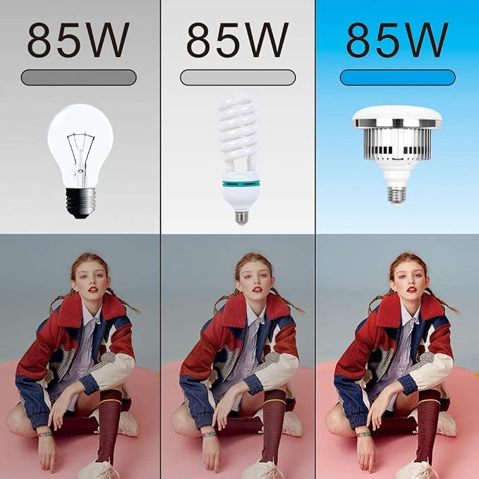 Skytex 2Pack 85W Photography Light Bulb 2700-6400K Colour Temperatures Dimmable - Image 3