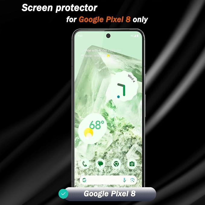 1 Pack for Google Pixel 8 Privacy Screen Protector. Anti Scratch, Self-Healing - Image 2