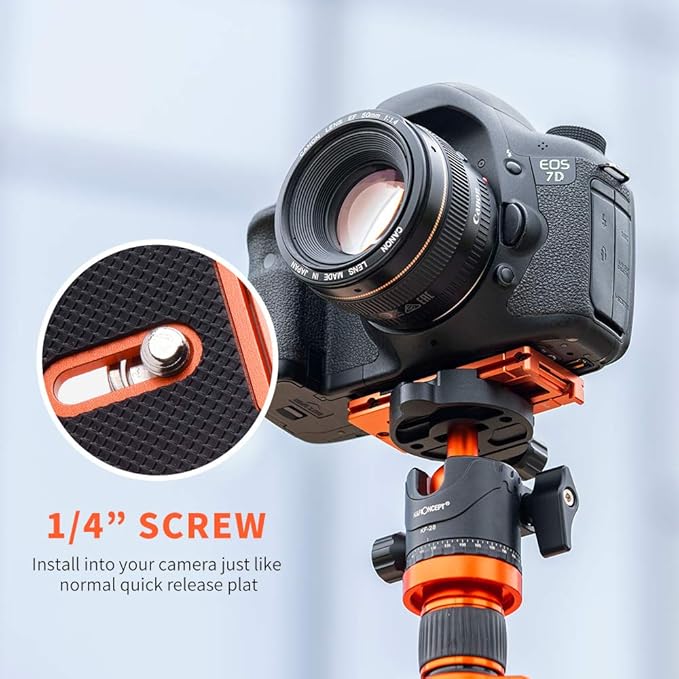K&F CONCEPT Aluminum Alloy Quick Release Plate - Image 4