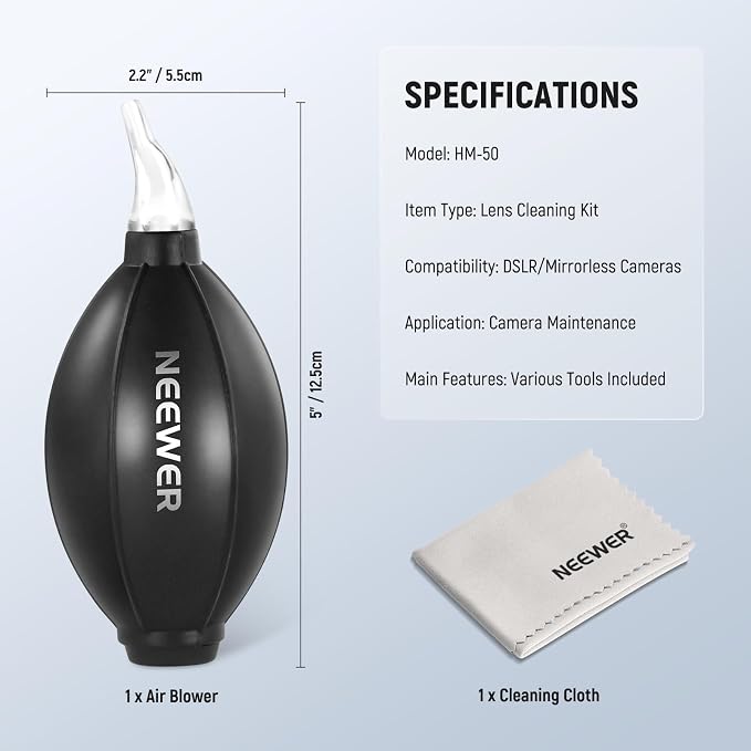 NEEWER 2 in 1 Camera Lens Cleaning Kit - Image 7