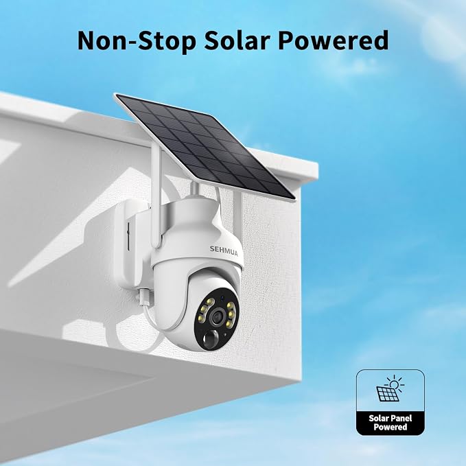 SEHMUA 2K Solar Security Cameras Wireless Outdoor - Image 3
