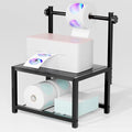 Label Holder for Rolls and Fan-Fold Labels, Sturdy Thermal Sticker Holder for by EnigmaSoul