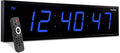 Ivation Huge Oversized 48" Large Digital LED Clock | Big Digital Clock by Ivation