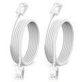 Ultra Thin Cat 6A Ethernet Cable 25 Feet 2Pack, Flexible & Slim Rj45 Cat6a LAN by DUTEVOLNS