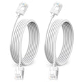 Ultra Thin Cat 6A Ethernet Cable 30 Feet 2Pack, Flexible & Slim Rj45 Cat6a LAN by DUTEVOLNS