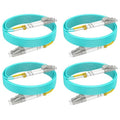 Multimode Fiber LC to LC, OM3 MM Fiber Patch Cable Duplex 10G/40G/100G LSZH by RamboCables