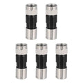 MECCANIXITY 5 Pcs F Type Coaxial Cable Compression Connectors, 75 Ohm Copper by MECCANIXITY