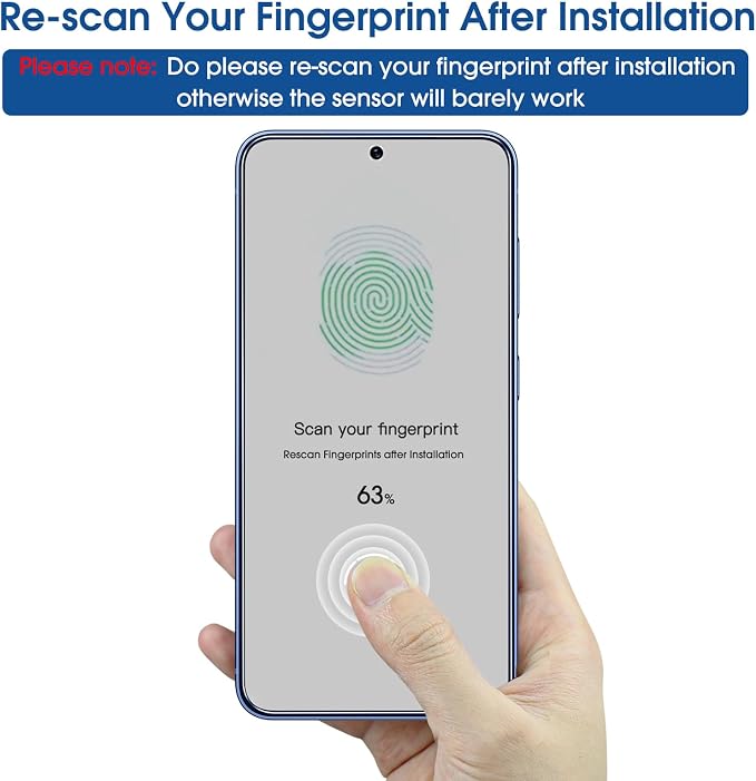 amFilm Auto-alignment OneTouch for Samsung Galaxy S25 6.2'' Screen Protector + - Image 7