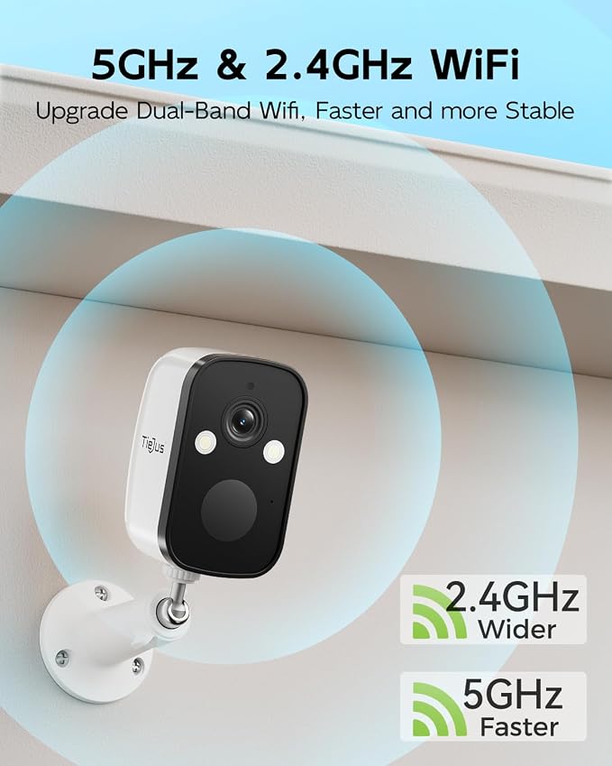 2K 5G Solar Security Cameras Wireless Outdoor 2-Pack, Wireless Cameras - Image 3