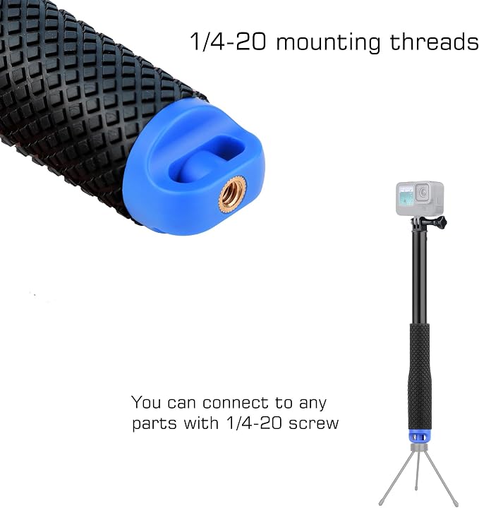 GEPULY 46''Alumium Waterproof Selfie Stick - Image 2