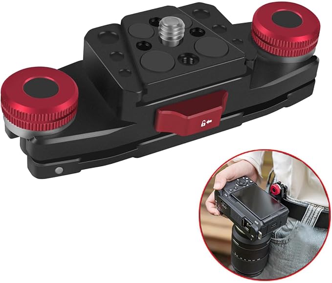 Backpack Camera Clip with Plate Quick Release Capture Clamp System Backpack by Lupholue