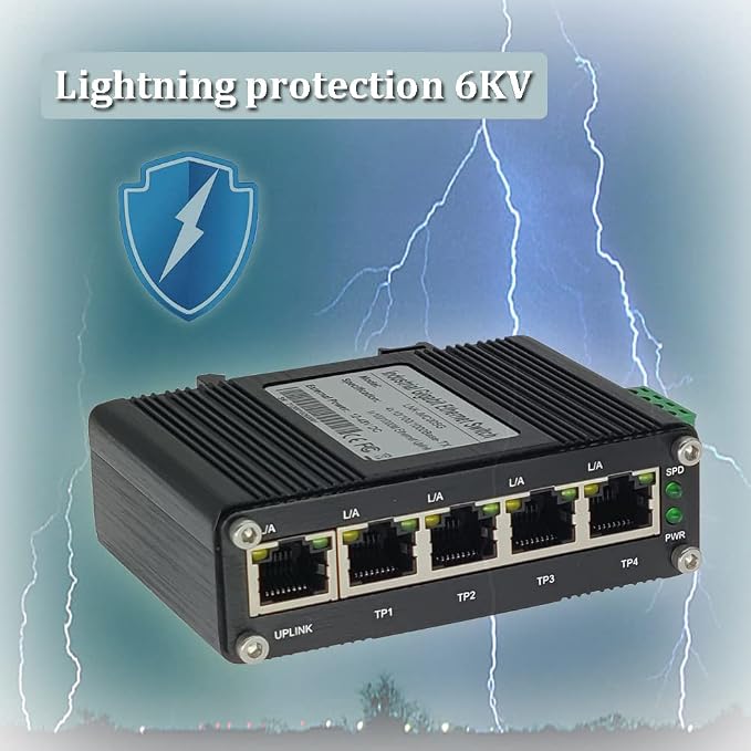 Mini Industrial 5-Port Gigabit Ethernet Switch - Image 5
