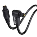 90 Degree Optical Audio Cable 12ft, Slim Digital Audio Optical Cable, SPDIF by Bangun