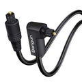 90 Degree Optical Audio Cable, Slim Digital SPDIF Audio Optical Cable, 360 by Bangun