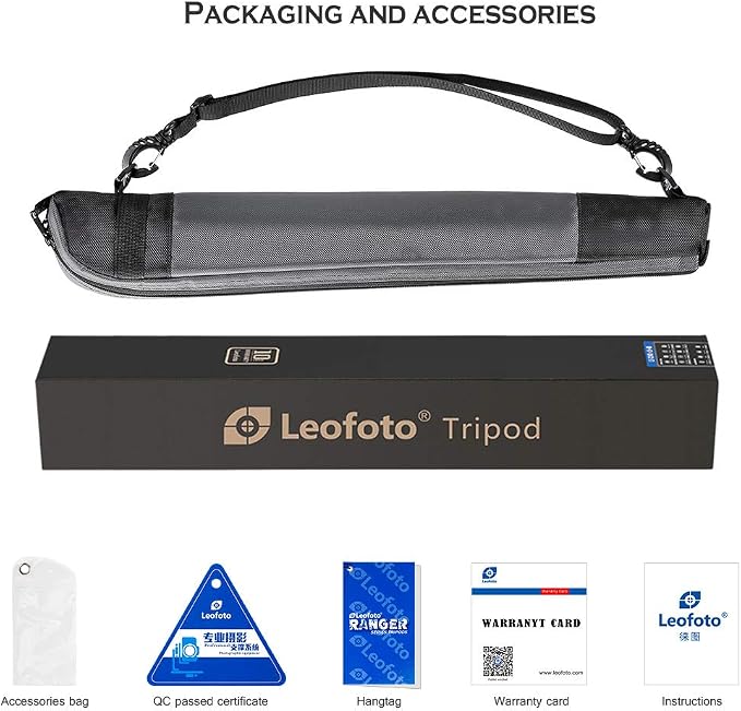 Leofoto MP-366C 65" 6-Section Carbon Fiber Portable Monopod, Lightweight - Image 9