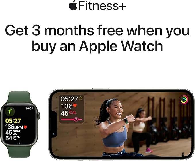 Apple Watch Series 7 Starlight Aluminum Case - Image 3
