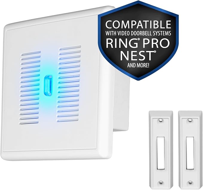 ADA Compliant Video Compatible Doorbell Chime Kit - Image 2