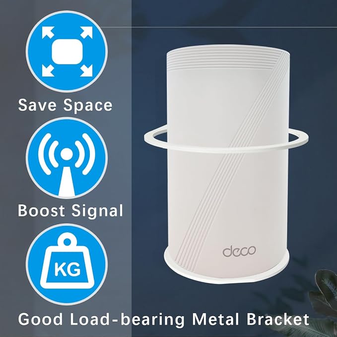 ALLICAVER Compatible Wall Mount Deco WiFi 7 Wall Mount, 1 Pack Sturdy Metal - Image 5