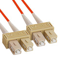 ICC SC to SC Duplex Multimode 62.5/125 Fiber Patch Cable, OFNR Riser, 2.0mm Zip by ICC