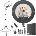 18 Inch Ring Light Kit, 55W6700k Dimmable LED Light, Tripod Stand, Remote by xianyanbao