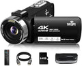 Video Camera, 4K Camcorder 56MP Digital Video Recorder 18X Zoom 3" 270° by SMARTKLIK