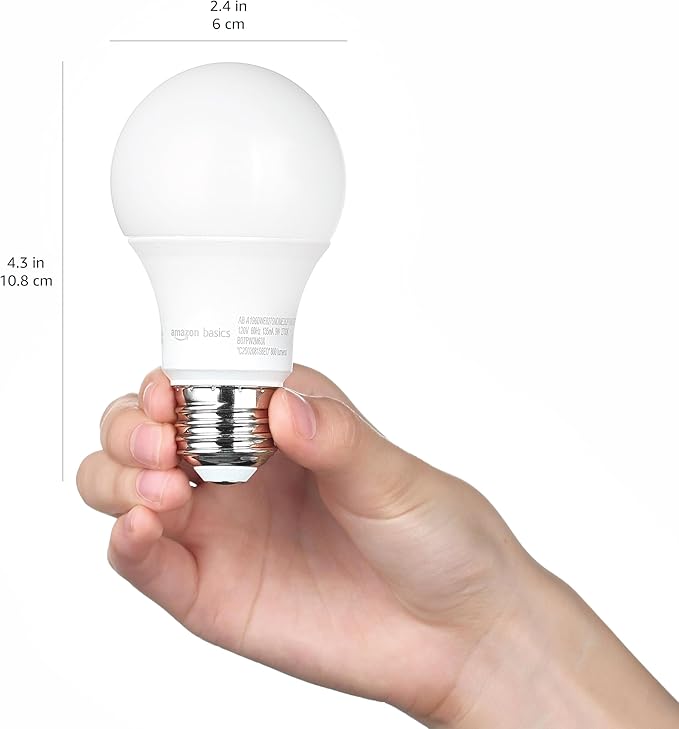 Amazon Basics A19 Dusk to Dawn Sensor LED Light Bulb, 60W Equivalent, 9W Energy - Image 7