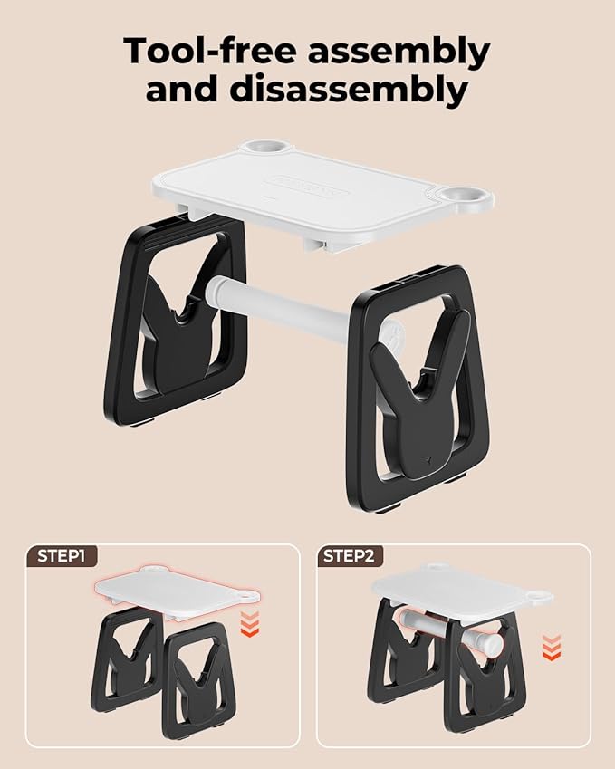 MUNBYN Thermal Label Holder for Rolls and Fanfold Labels, Label Roll Holder for - Image 4