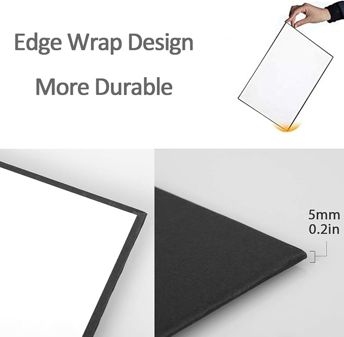 Meking 3 in 1 Photography Reflector Cardboard, 12 x 8 inch Folding Light - Image 7