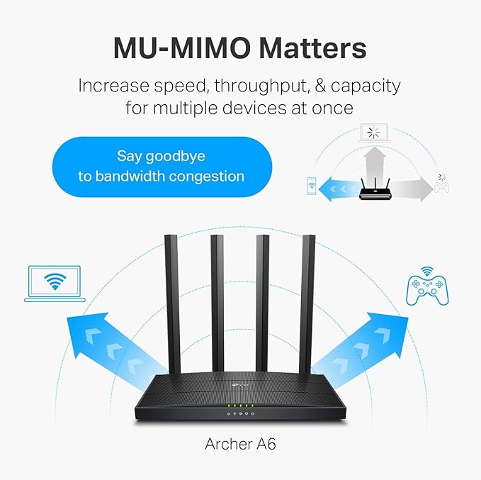 TP-Link AC1200 Gigabit WiFi Router - Image 3