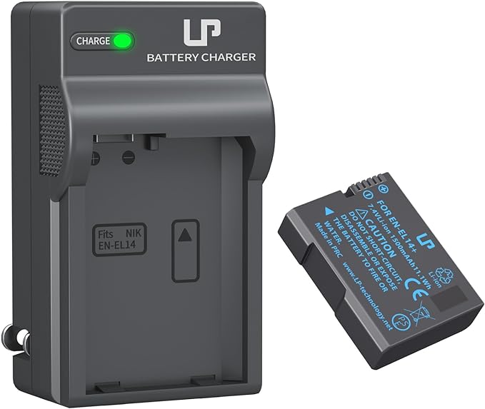 EN-EL14 EN EL14a Battery Charger Pack, LP Charger Compatible by LP