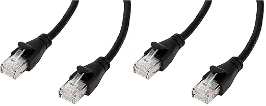 Amazon Basics RJ45 Cat-6 Ethernet Patch Cable, 1Gbps Transfer Speed, 3 Foot by AmazonBasics