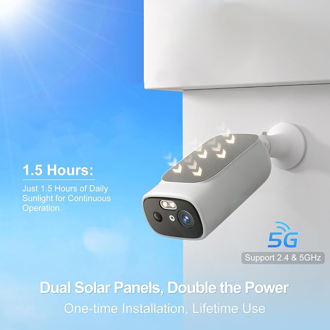 5G WiFi Security Cameras Wireless Outdoor, 5G Security Camera - Image 2