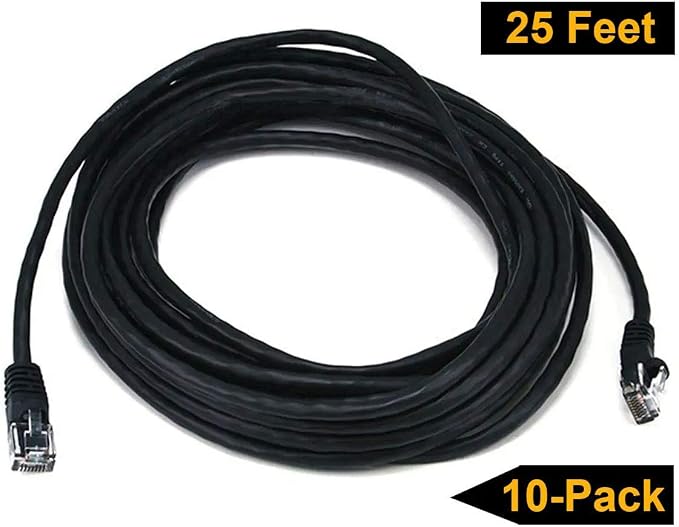 iMBAPrice 25' Cat5e Network Ethernet Patch Cable, 10 Pack - Image 8
