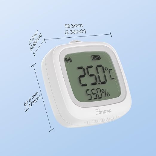 SONOFF SNZB-02WD IP65 Zigbee LCD Smart Temperature Humidity Sensor, Waterproof - Image 3