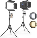 Unicucp 2 Pack Led Video Light Panel Lighting Kit by Unicucp