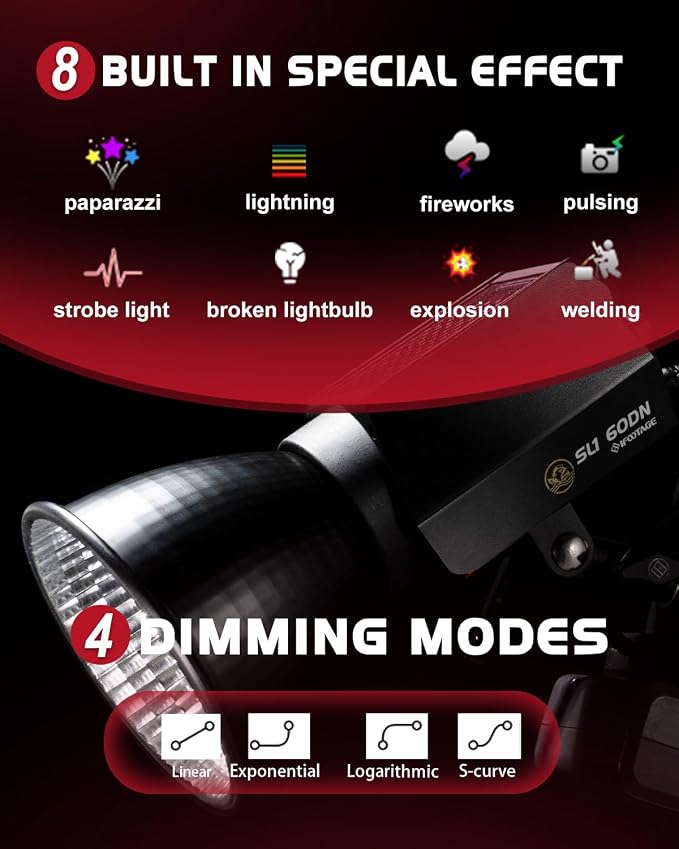 IFOOTAGE 70W LED Video Light, Continous Lighting, SL 60DN 5600k Continuous - Image 8