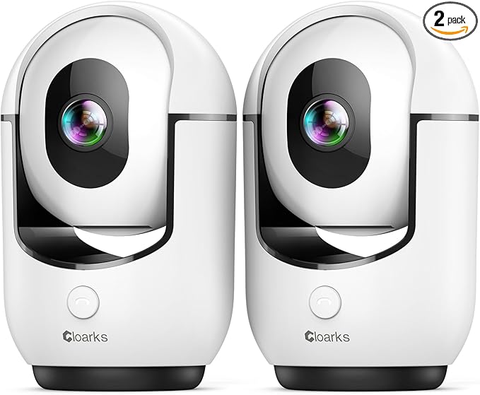 Cloarks 2K Pan/Tilt Security Camera, WiFi Indoor Cameras by Cloarks