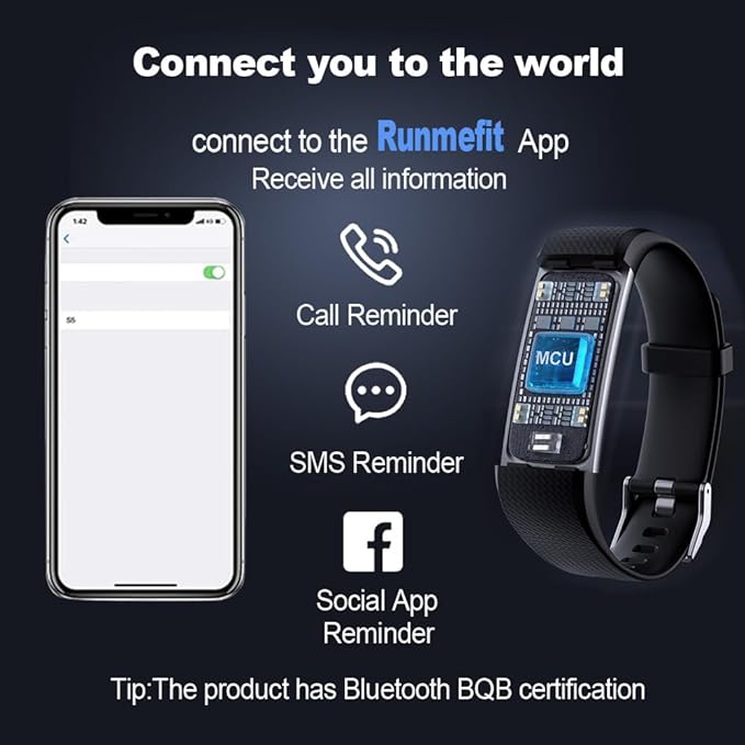 Fitness Tracker with Heart Rate Monitor/Step Counter/Calories, Activity Tracker - Image 5