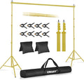 EMART Backdrop Stand 10x10ft Photo Studio Adjustable Background Stand Support by EMART