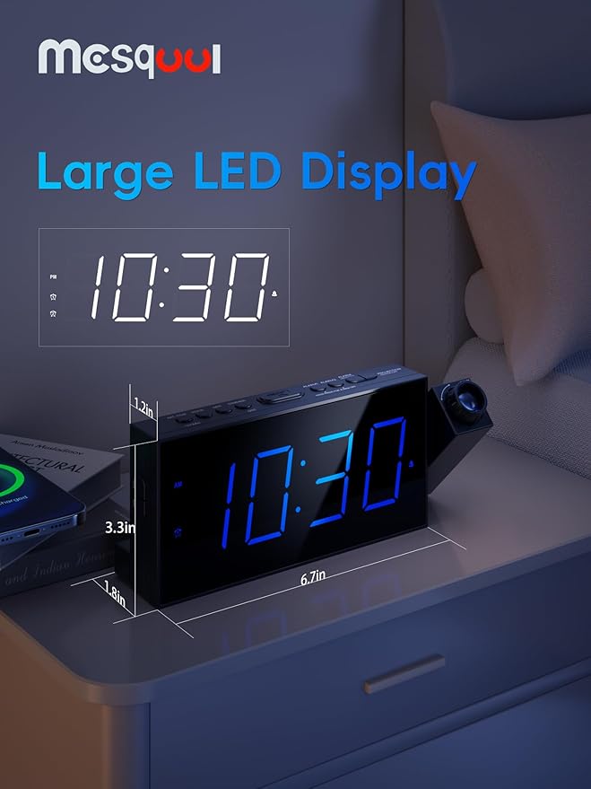 Mesqool Projection Alarm Clock - Image 2