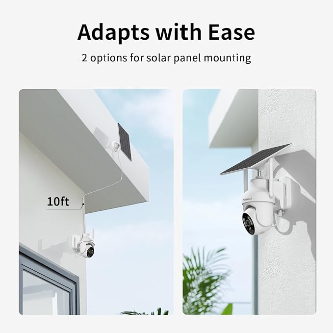SEHMUA 2K Solar Security Cameras Wireless Outdoor - Image 2