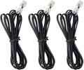Phone Cord, 6P4C Black Phone Telephone Extension Cord Cable Line Wire RJ11 6P4C by Unknown