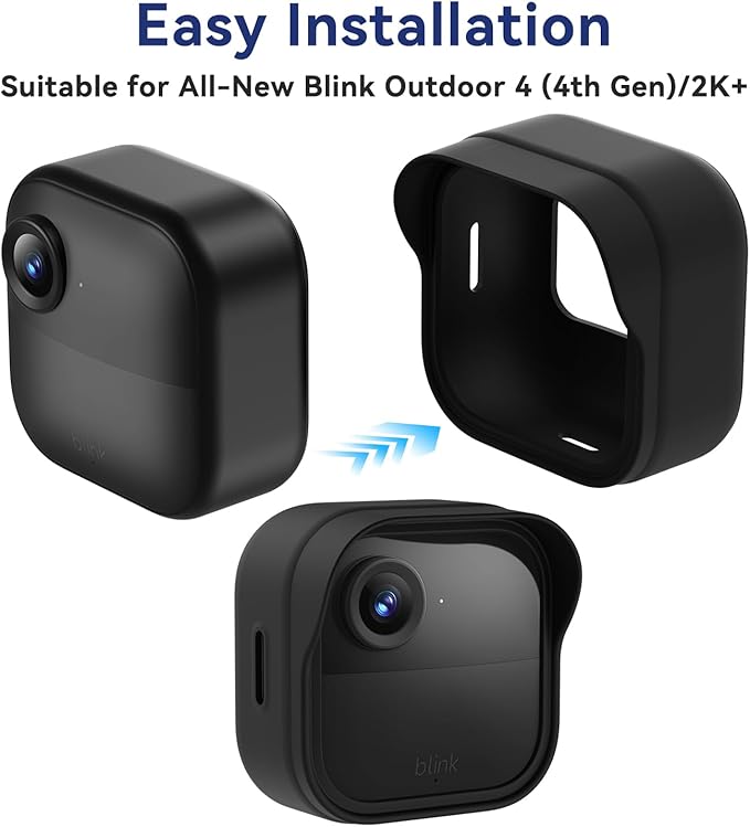 Silicone Case Cover for Blink Outdoor 4/2K+, Weatherproof Silicone Cover Skin - Image 4