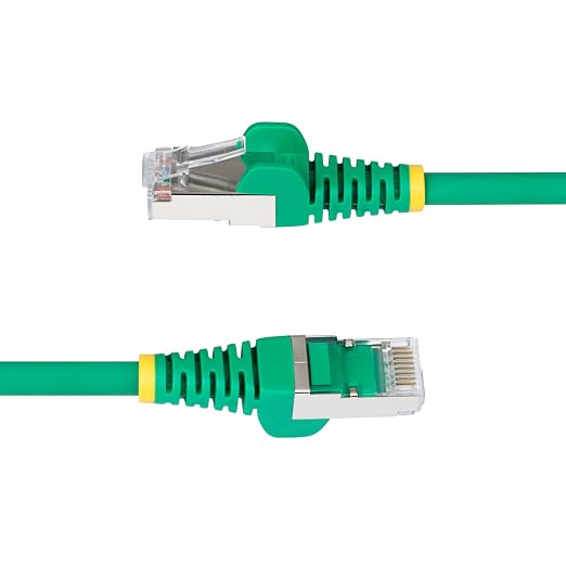 StarTech.com 1ft Green CAT6a Ethernet Cable, Snagless RJ45, 100W PoE++ - Image 3