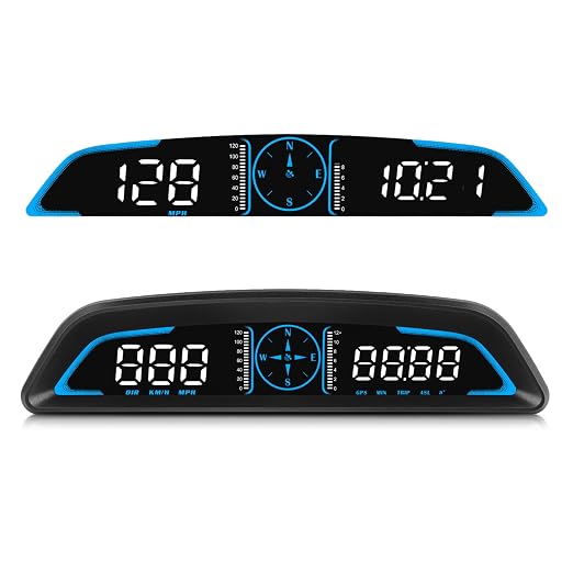 Digital GPS Speedometer MPH for Car 5.5 inch LCD Heads Up Display HUD by MAIMEIMI