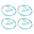 4PACK LC-OM3 6 Pigtail 6 Strand Multimode OM3/OM4 50/125 LC-UPC Fiber Pigtail by ProfessionalFiberNetworkDevicemanufacturer