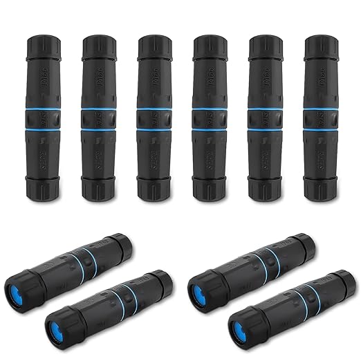 10 PCS IP68 Waterproof RJ45 Coupler, Shielded Pure Copper Ethernet Coupler by ZUZONG