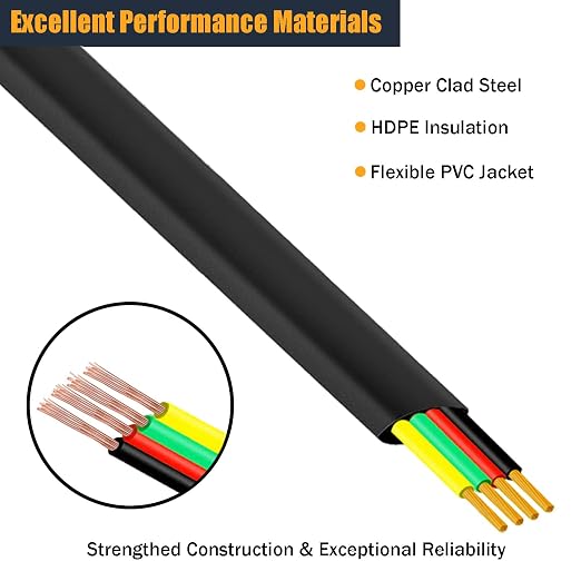 15FT Telephone Extension Cord Cable, Landline Phone Line Wire - Image 3